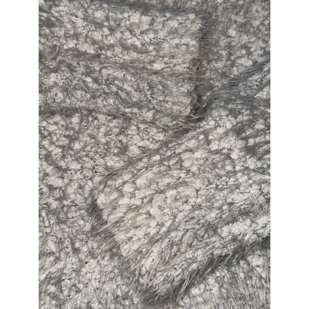 Ecote Urban Outfitters White Eyelash Knit Fuzzy Pullover Sweater Womens Small - Picture 4 of 7